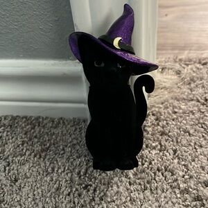 Vintage bath and body Halloween black cat wallflower night light new